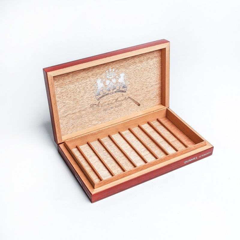 Eco-Friendly Solid Wood Cigar Box – Matte Finish, FSC Certified Packaging