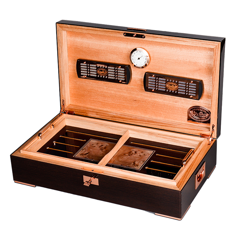 Premium Wooden Cigar Gift Box Glossy Lacquer Finish – FSC Certified MOQ 500