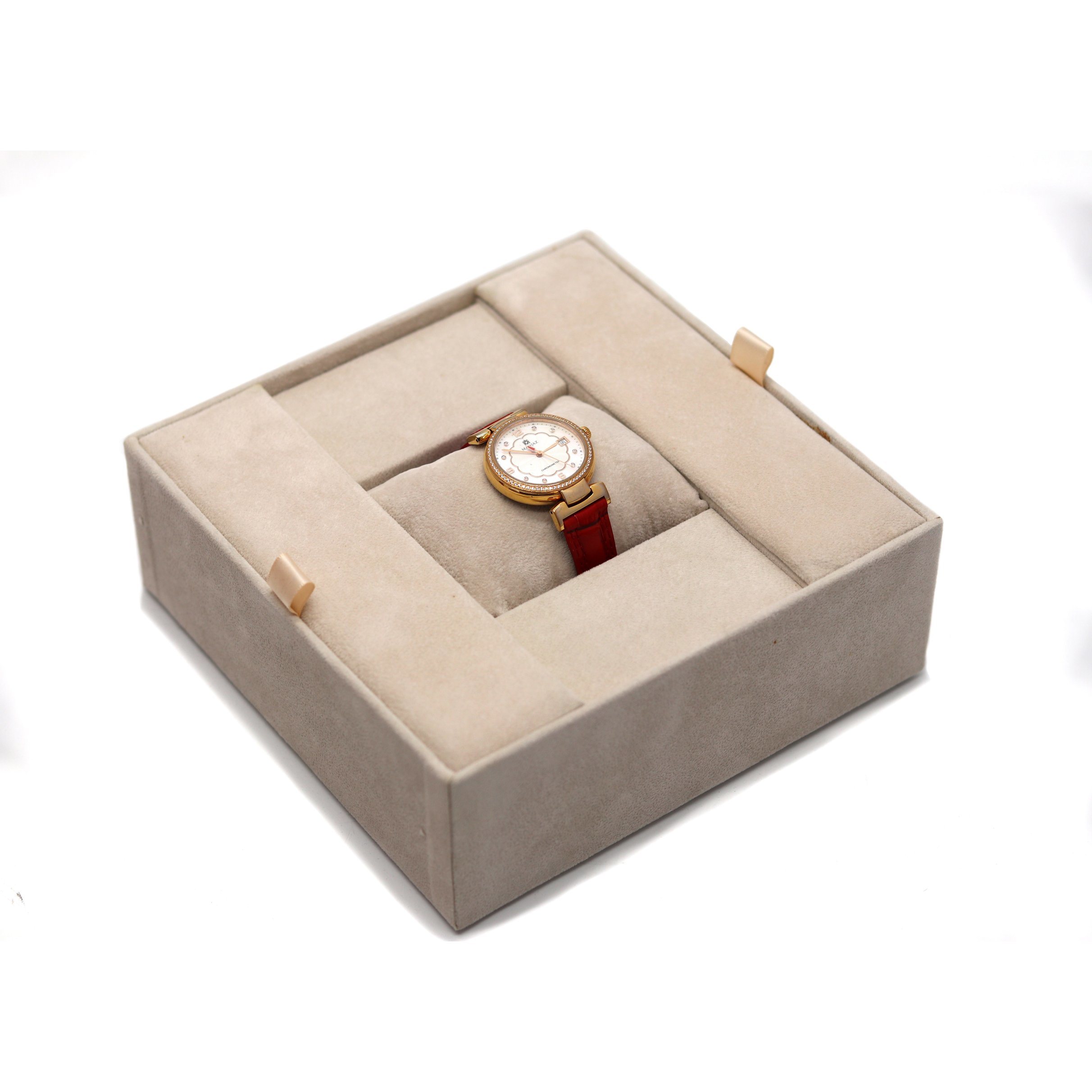Premium Wooden Watch Box – MDF with Glossy Lacquer, Metal Logo Design, Wholesale Custom Packaging Supplier