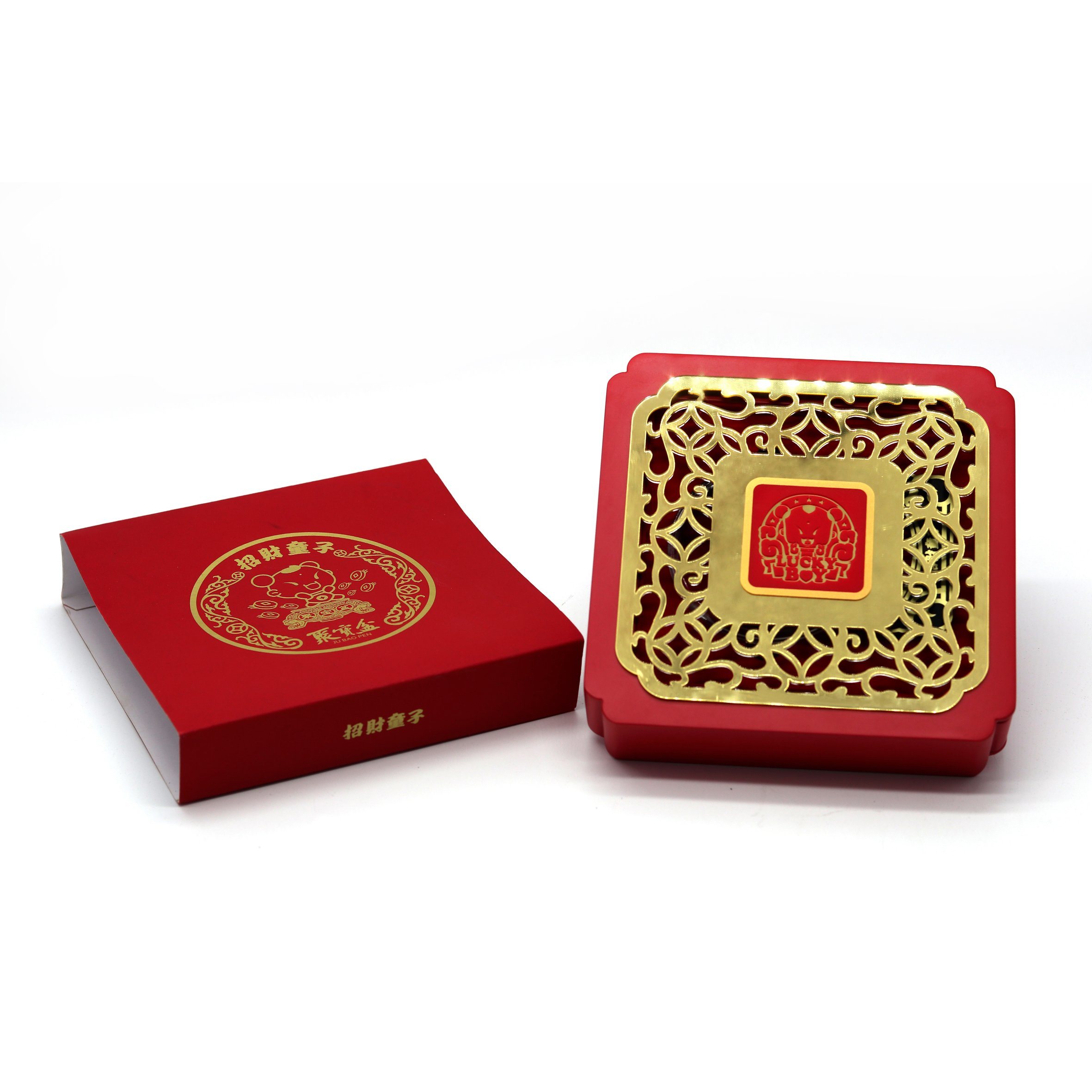 Exclusive Precious Metal Wooden Box – 0.1MM Thickness, Glossy Finish with Hardware, FSC Certified, Wholesale Packaging Supplier