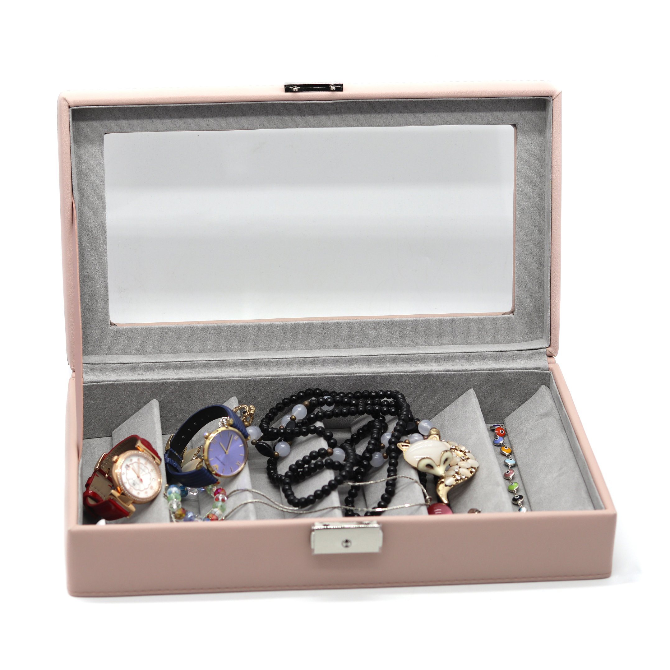 Luxury Leather Jewelry Organizer – 5MM Plastic Base, Wholesale Custom Manufacturer