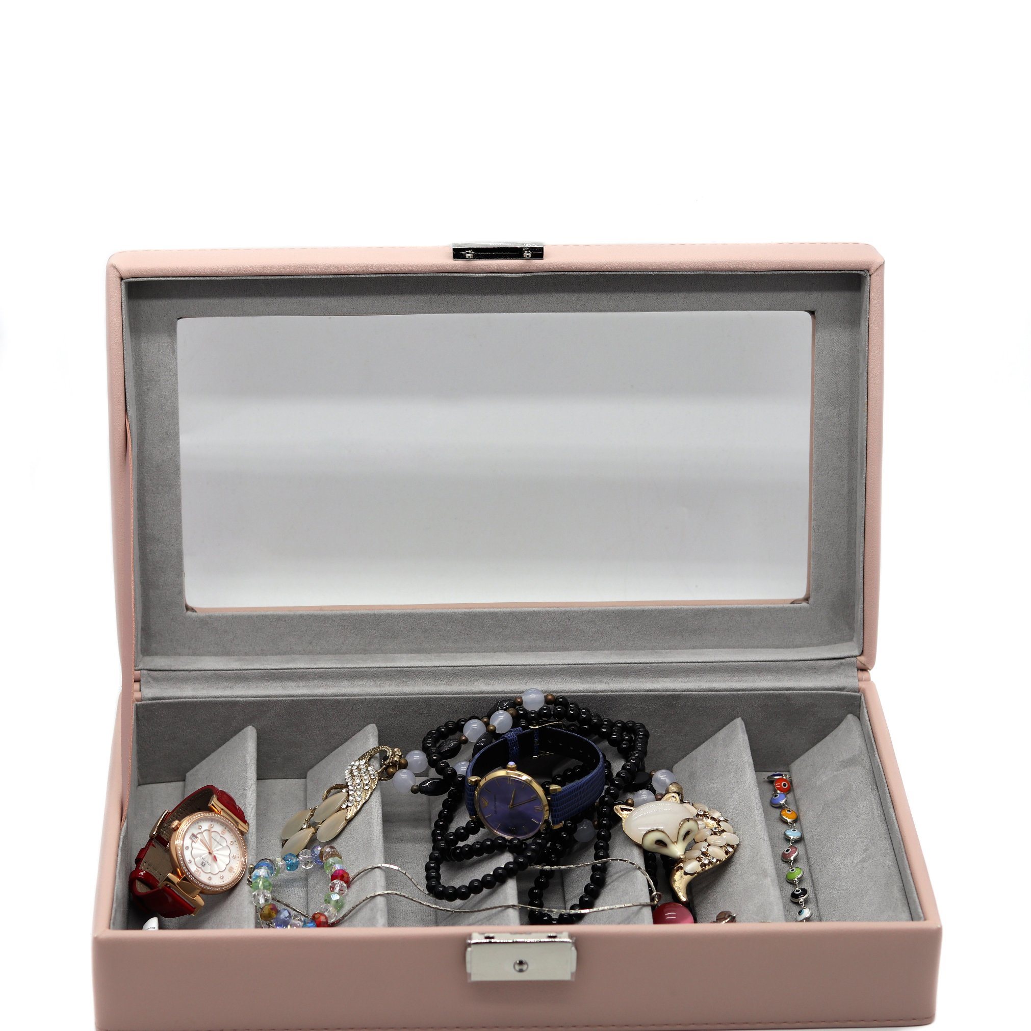 Luxury Leather Jewelry Organizer – 5MM Plastic Base, Wholesale Custom Manufacturer