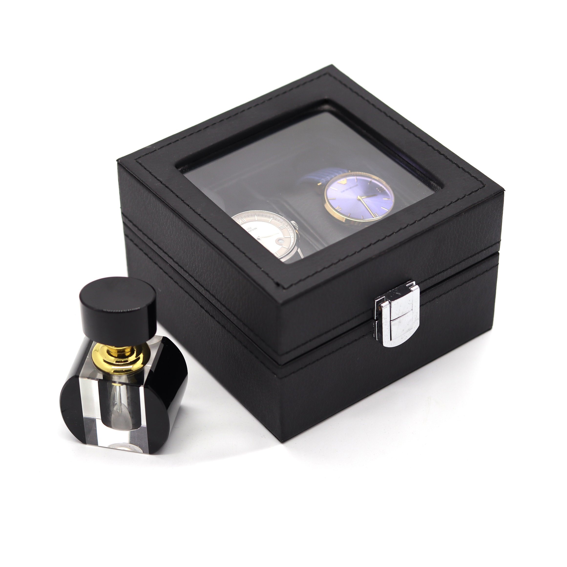 Limited Edition Watch Organizer – 5MM Plastic Base with Leather Surface, Wholesale Custom Packaging