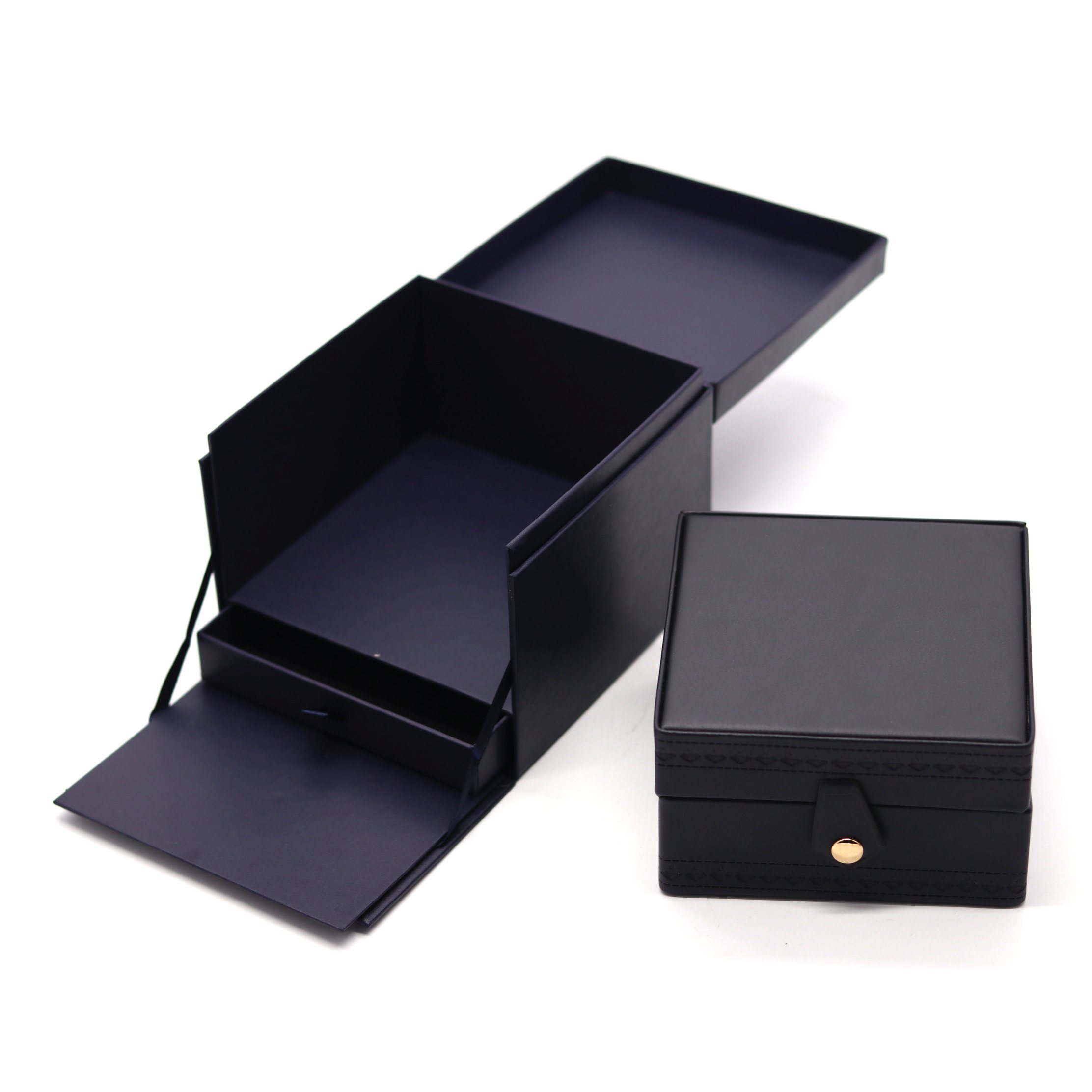 Designer Jewelry Storage Case – 5MM Plastic Base with Leather Surface, Wholesale Supply