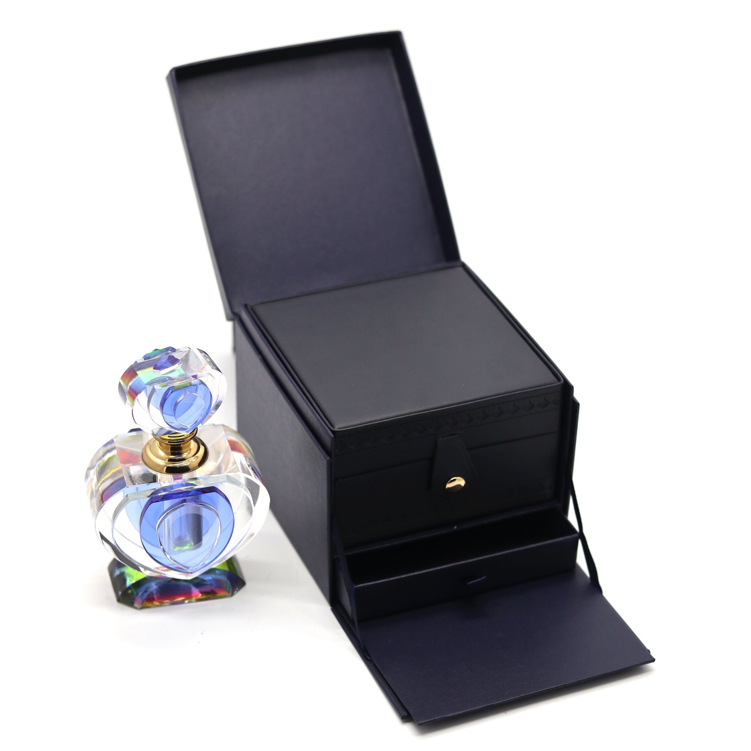 Designer Jewelry Storage Case – 5MM Plastic Base with Leather Surface, Wholesale Supply