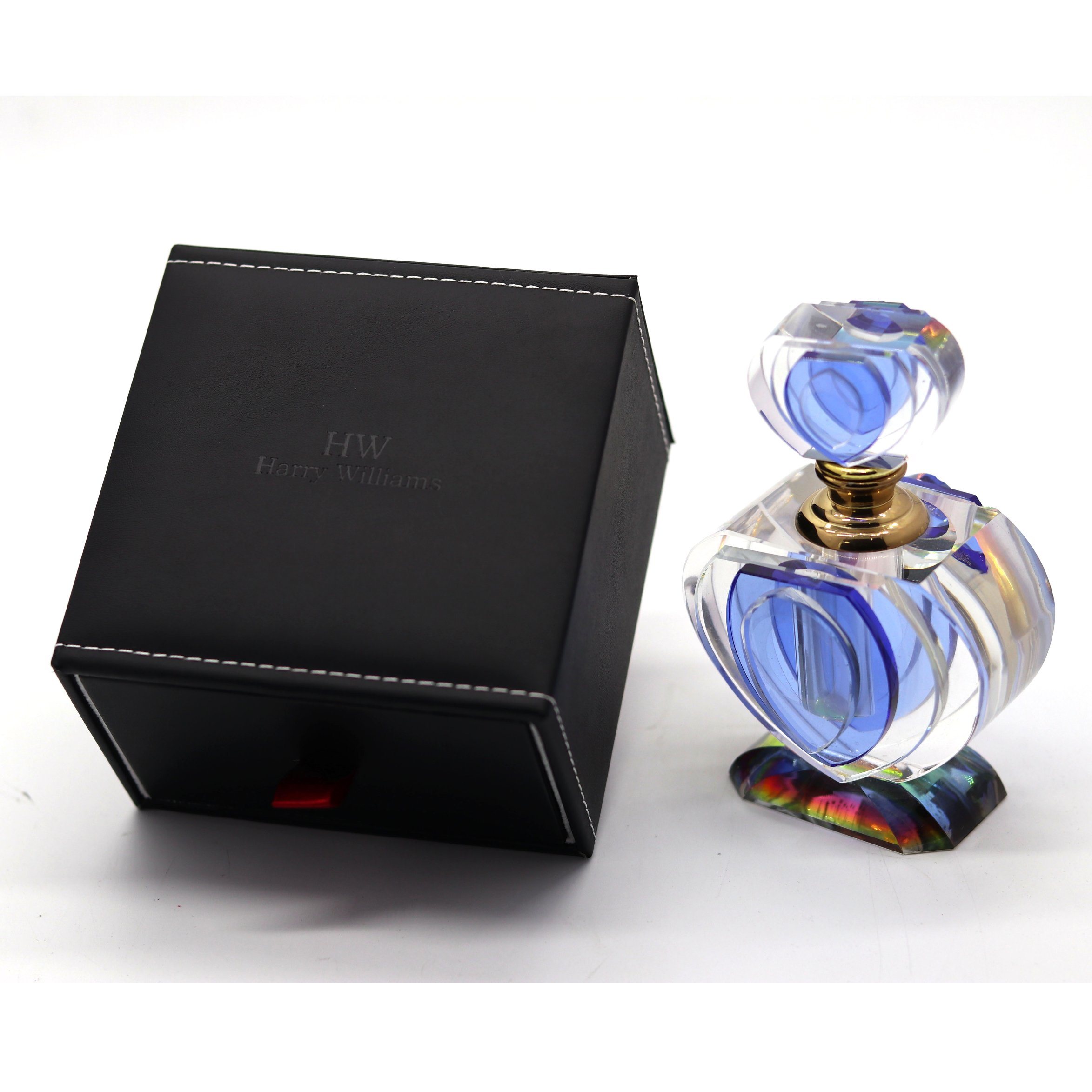 Signature Acrylic Watch Box – 5MM Base with Brushed Leather & Imprint, Wholesale Packaging Supplier