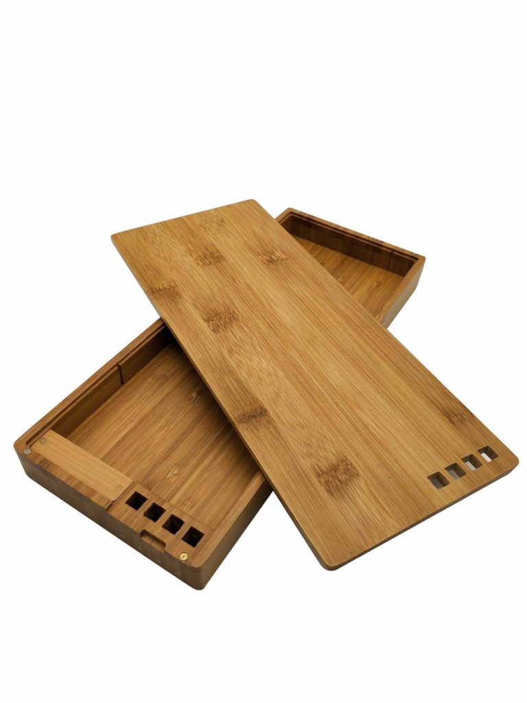 Collector’s Bamboo Tea Box – 0.03MM Thickness, FSC Certified, Wholesale Custom Packaging