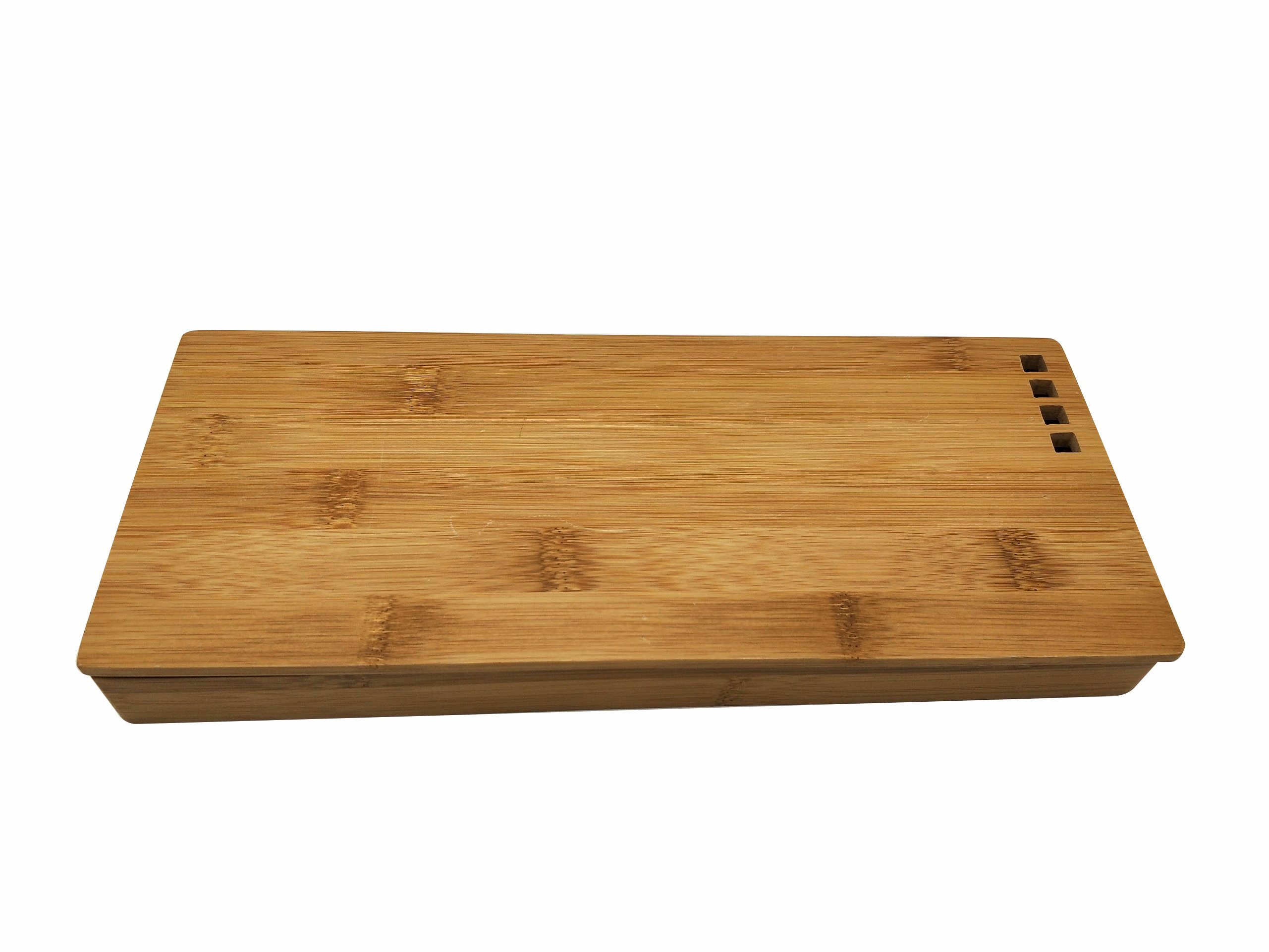 Collector’s Bamboo Tea Box – 0.03MM Thickness, FSC Certified, Wholesale Custom Packaging