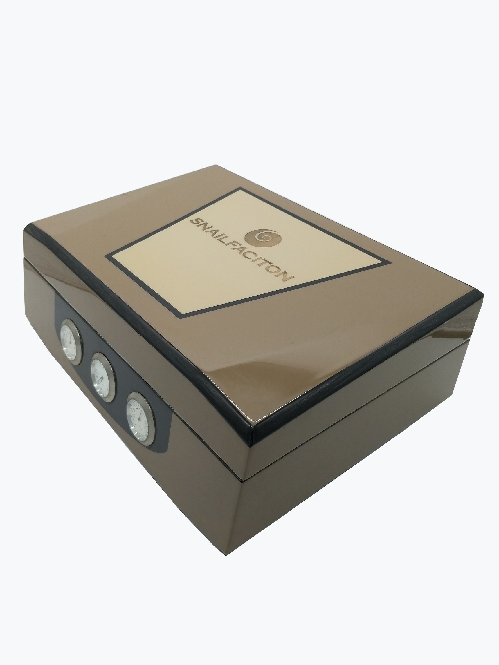 FSC Certified Wooden Cigar Storage Box – Eco-Friendly Lacquered Packaging