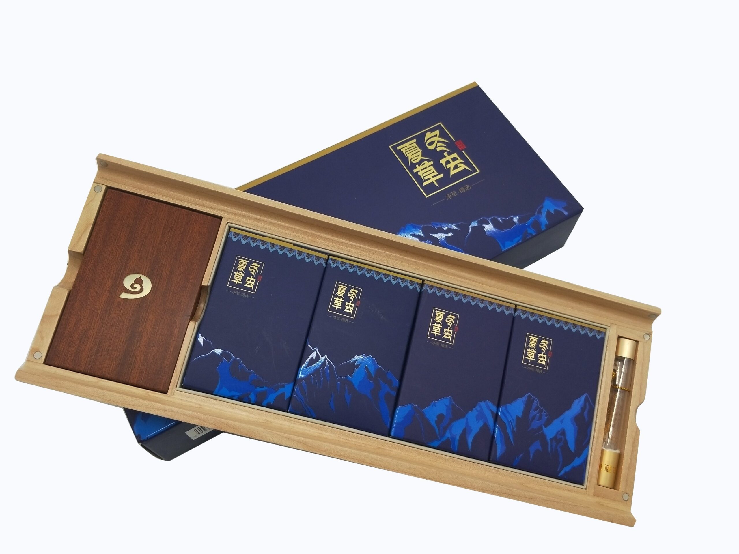 Durable Custom Cordyceps Wooden Box – 0.03MM Thickness with Matte Finish, FSC Certified, Wholesale