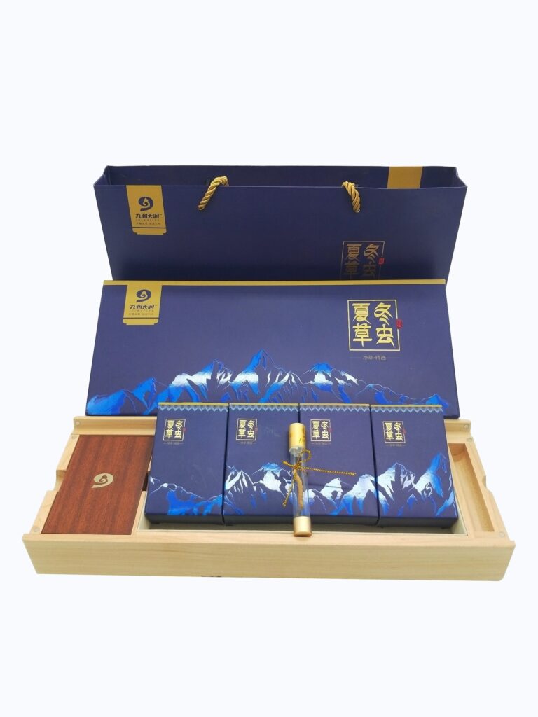 Durable Custom Cordyceps Wooden Box – 0.03MM Thickness with Matte Finish, FSC Certified, Wholesale