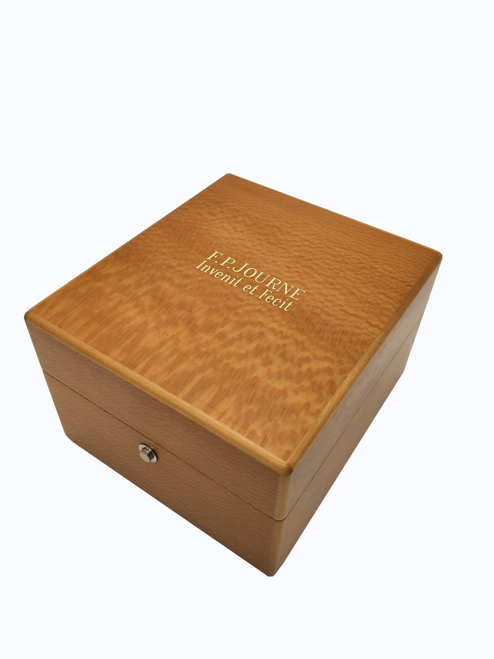 Handcrafted Flip Lid Wooden Watch Organizer – Matte Finish, Custom Natural Wood Interior