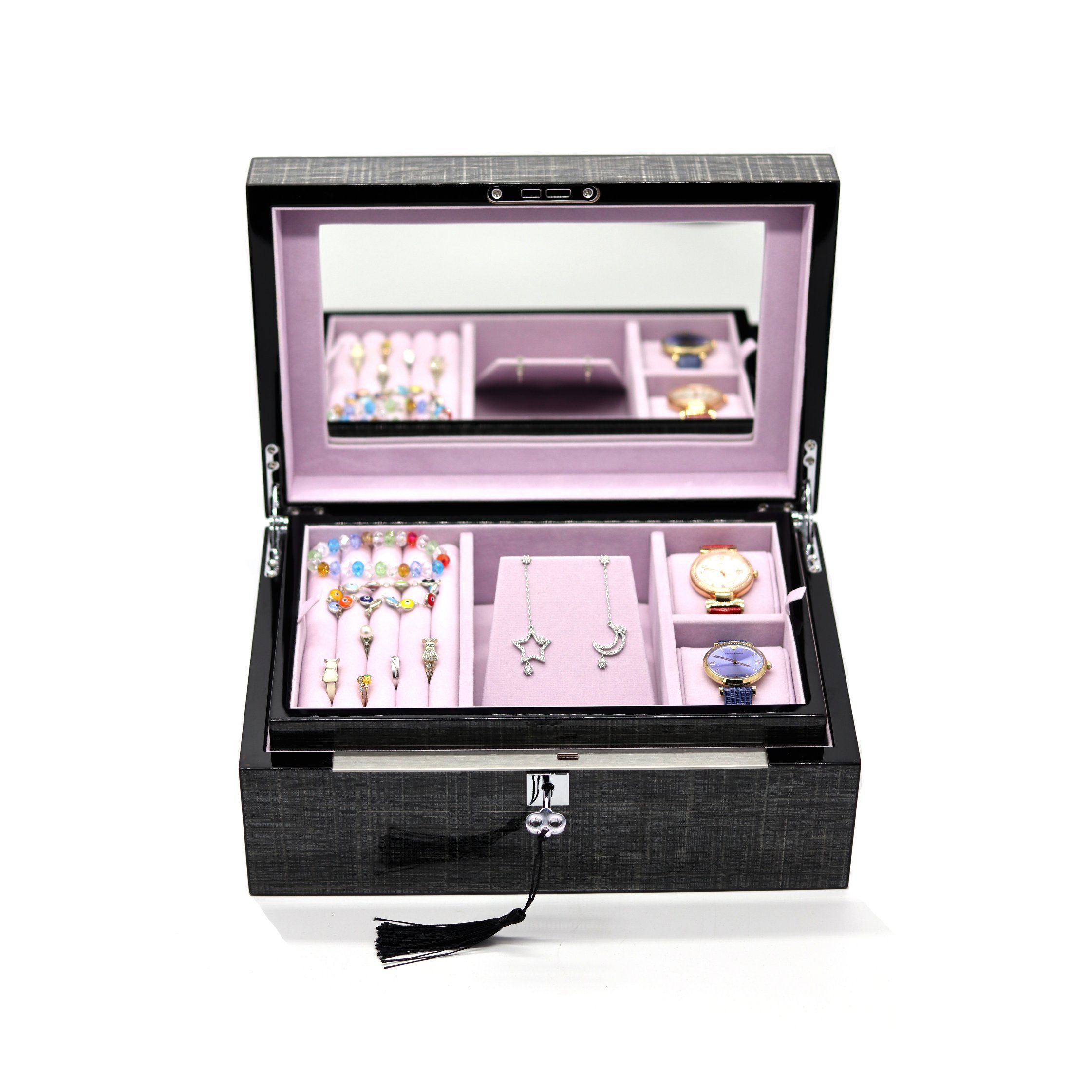 Eco-Friendly Jewelry Organizer Box – FSC Certified MDF with Glossy Finish