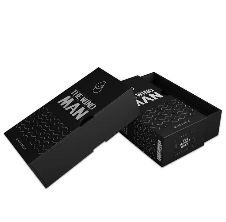 Bulk Custom Luxury Black Creative Paper Perfume Packaging Box