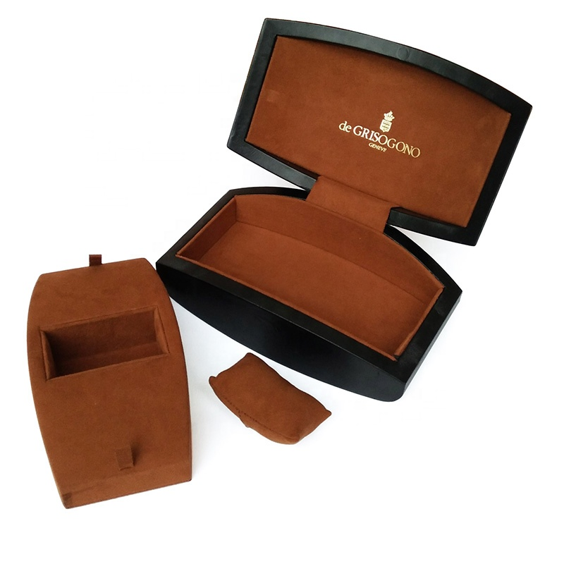 Custom Design PU Leather Watch Jewelry Storage Box for Gift
