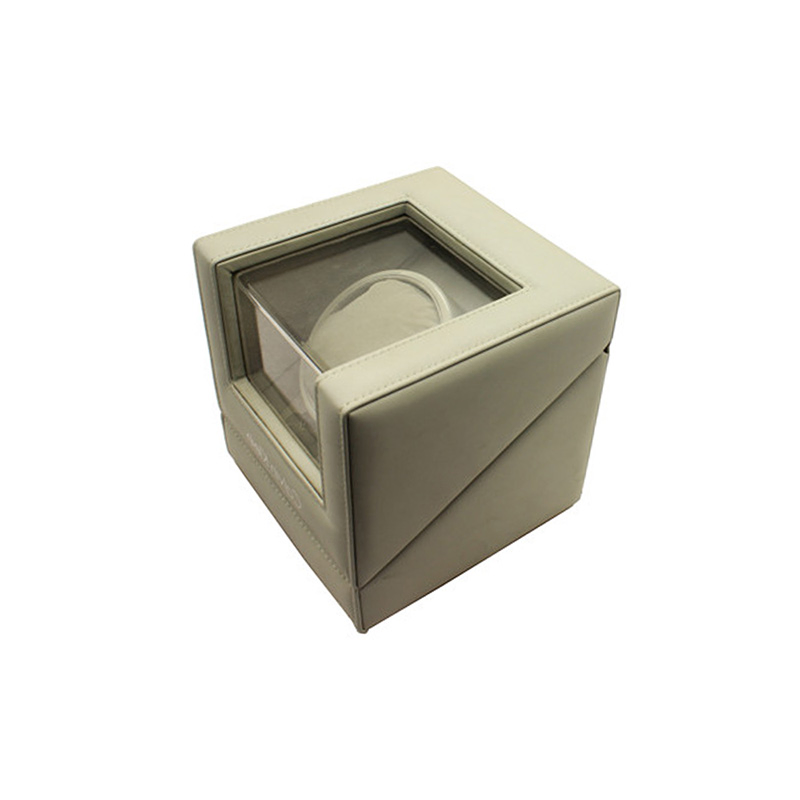 Custom Fashion PU Leather Watch Packaging Box with Silent Motor / Watch Winder