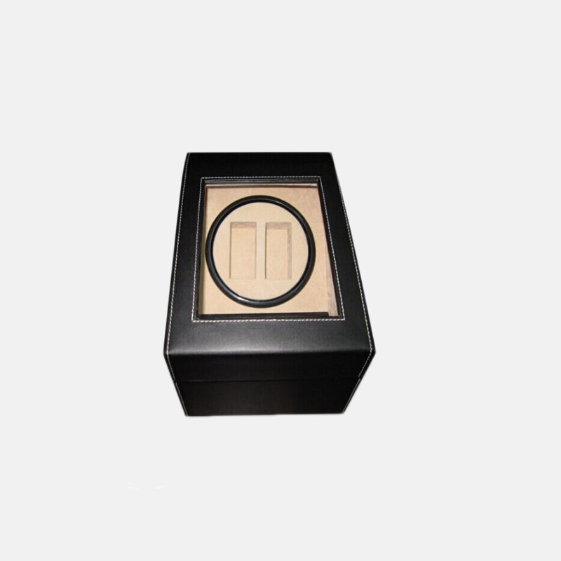 Custom Fashion PU Leather Watch Packaging Box with Silent Motor / Watch Winder