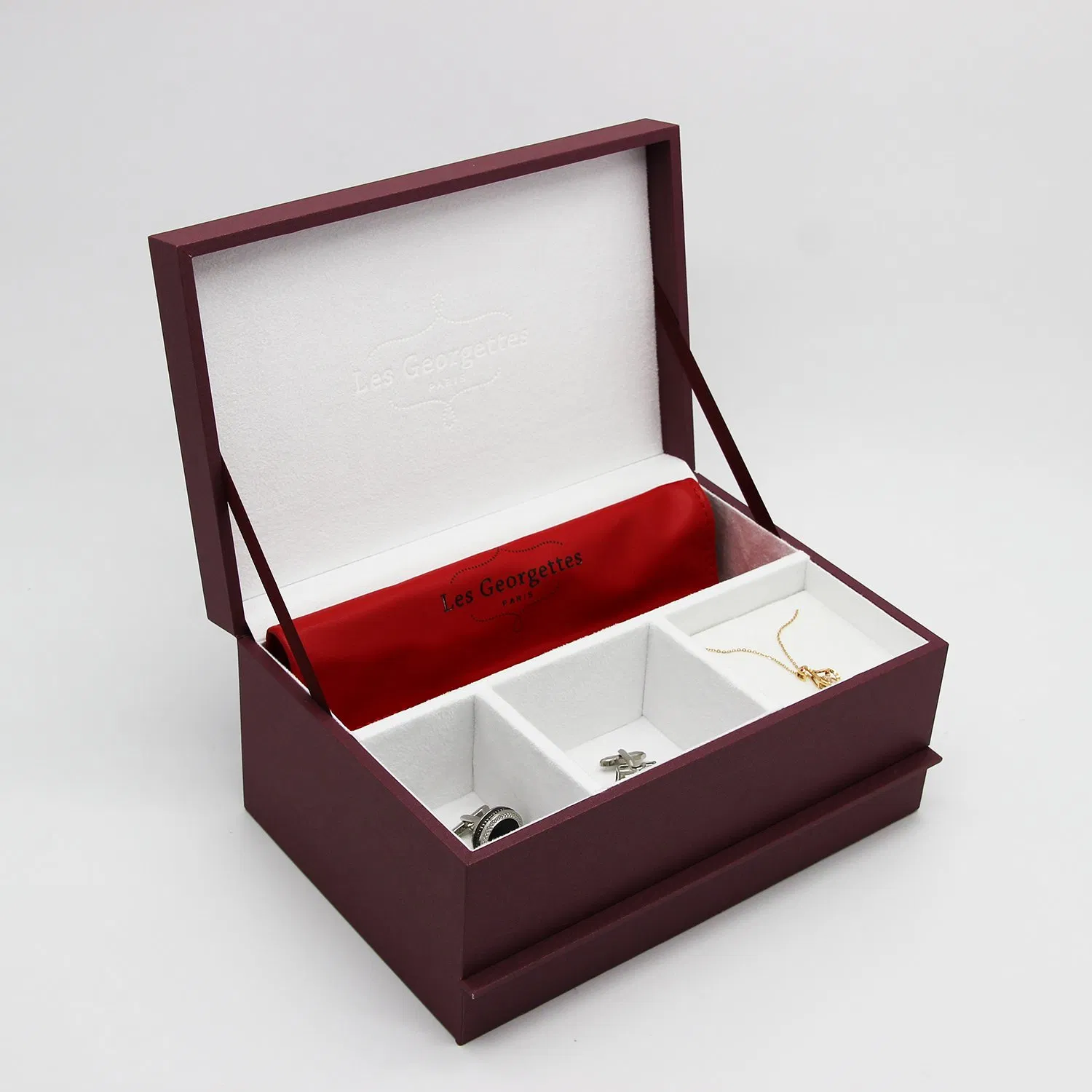 Custom Handmade Luxury Design Jewelry Packaging Gift Leather Box