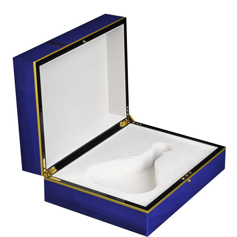 Custom High End Handmade Lacquer Wooden Wine Gift Box