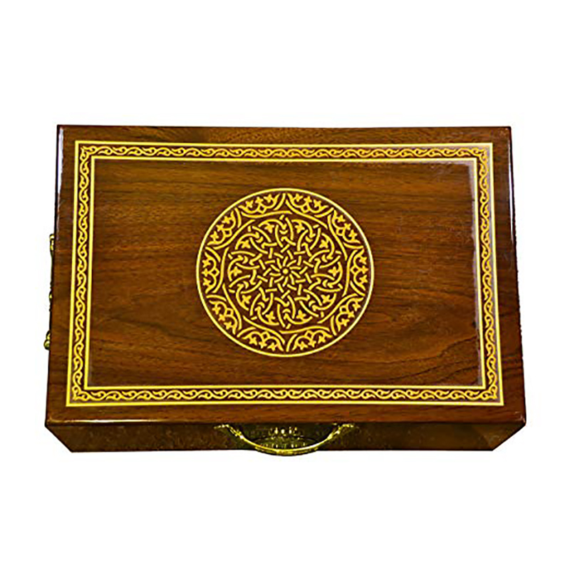 Custom High-End Wooden Cigar Box with Tectangle, Nain Body for MDF