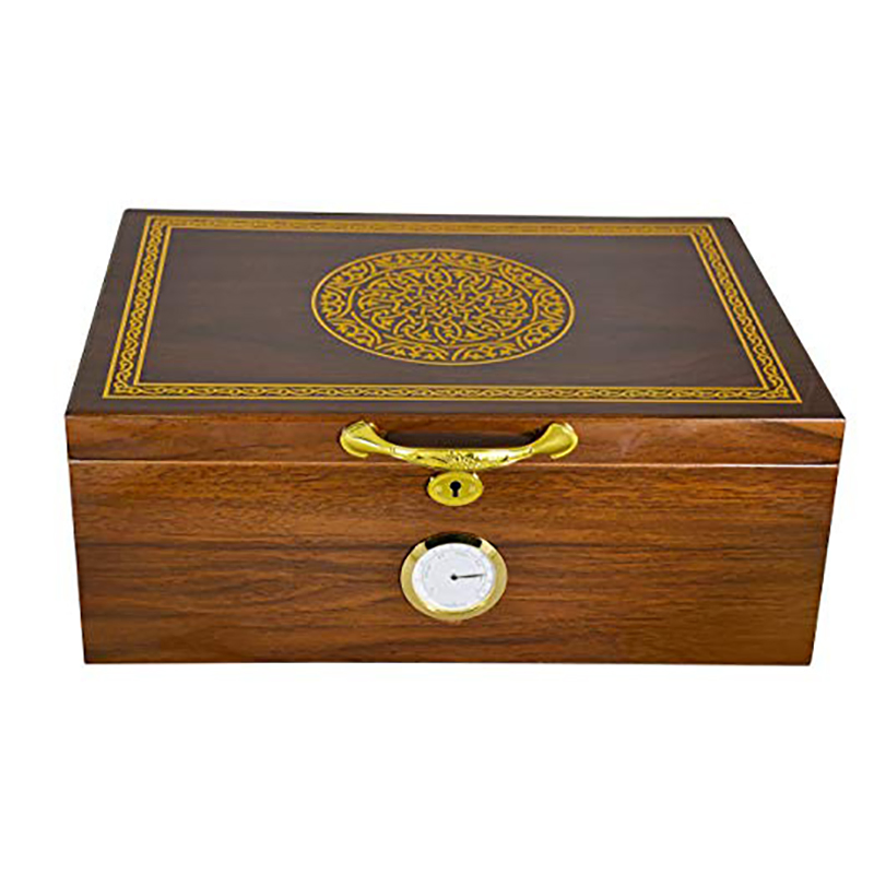 Custom High-End Wooden Cigar Box with Tectangle, Nain Body for MDF