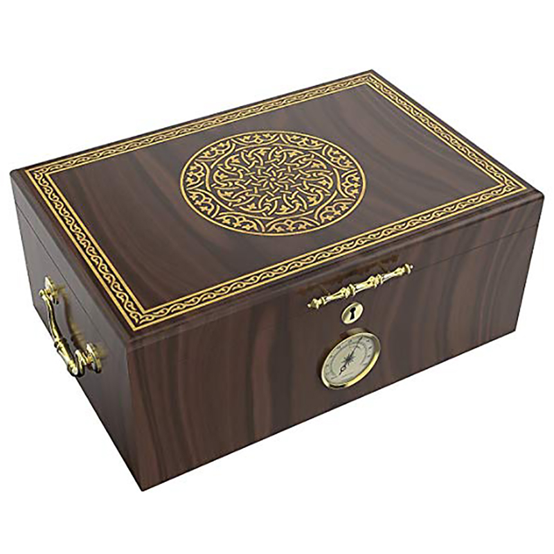 Custom High-End Wooden Cigar Box with Tectangle, Nain Body for MDF