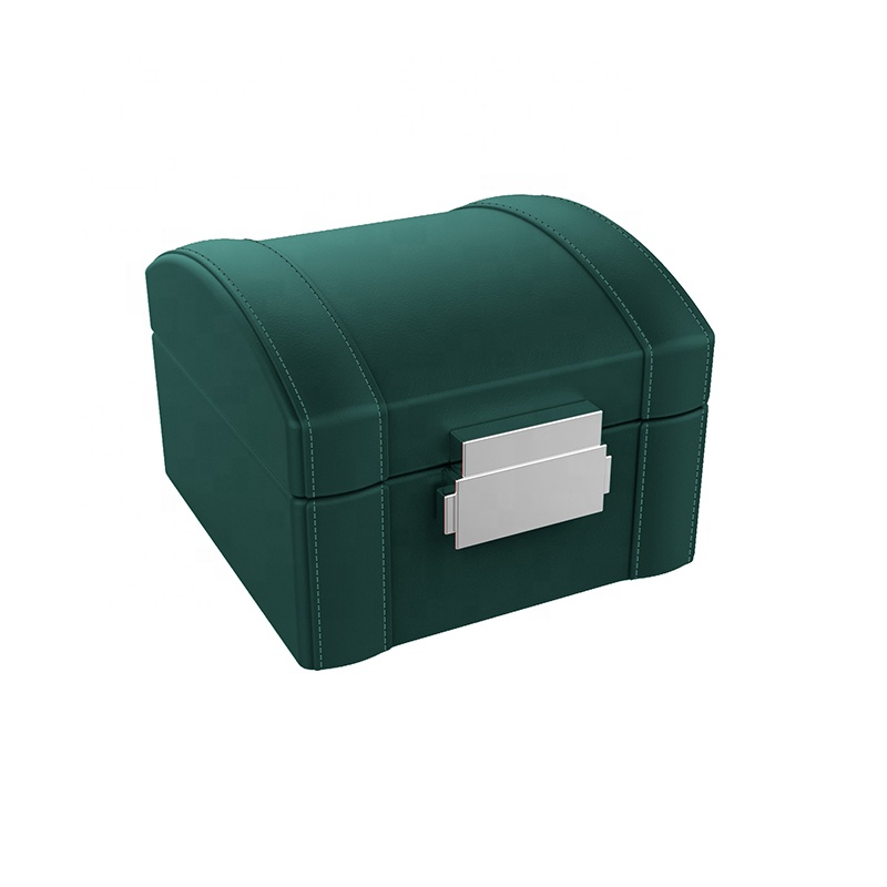 Custom Logo Luxury Gift PU Leather Packaging Storage Watch Box