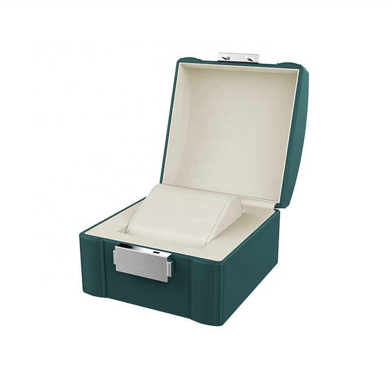 Custom Logo Luxury Gift PU Leather Packaging Storage Watch Box