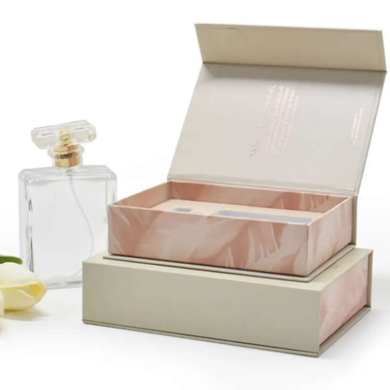 Custom Logo Printed High End Cardboard Paper Cosmetic Perfume Packaging Box