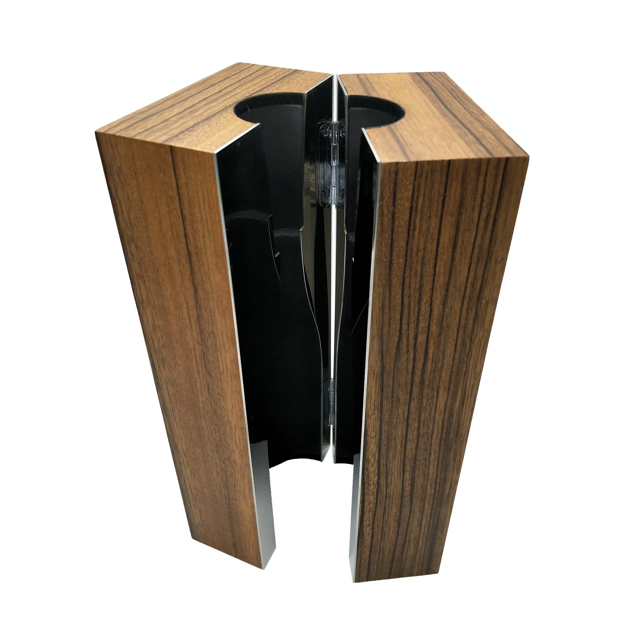 Custom Luxury Design Exclusive Wooden Red Champagne Wine Packaging Box