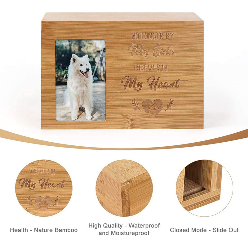 Custom New Design Pet Dog Urns Box Wood Urn