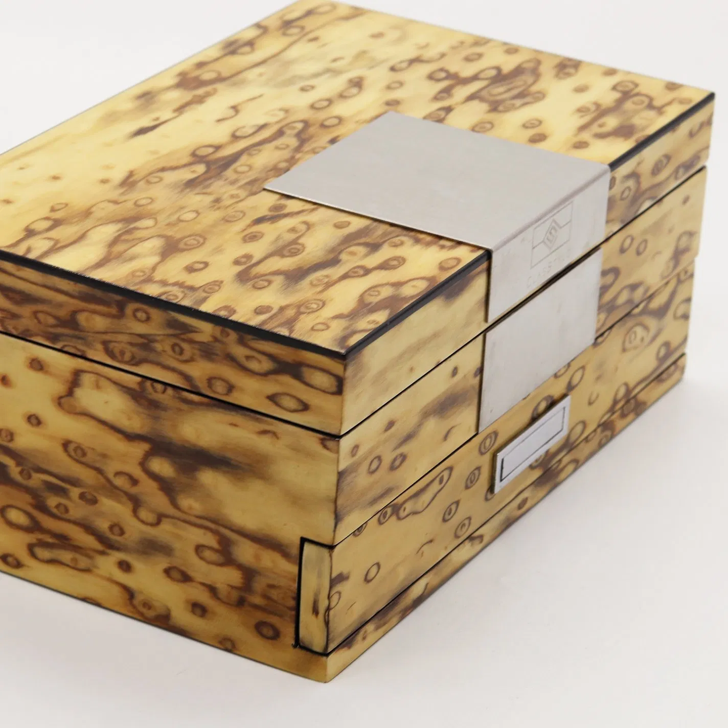 Custom New Design Unique Jewelry Necklace Wooden Trinket Storage Box for Gift