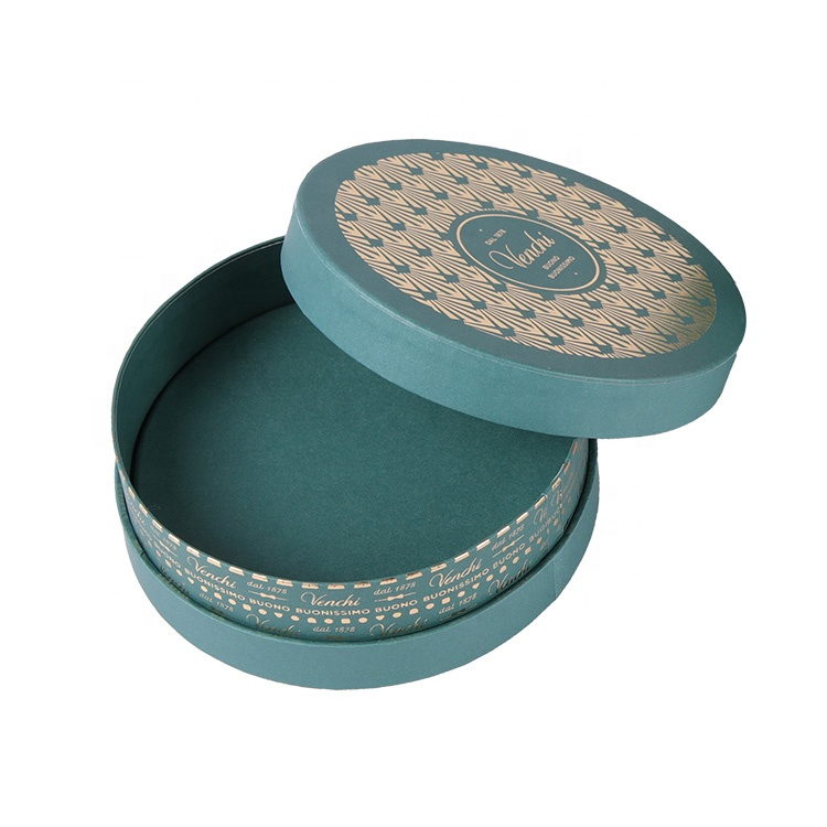 Custom Round Deisgn Wedding Gift Chocolate Candy Packaging Box