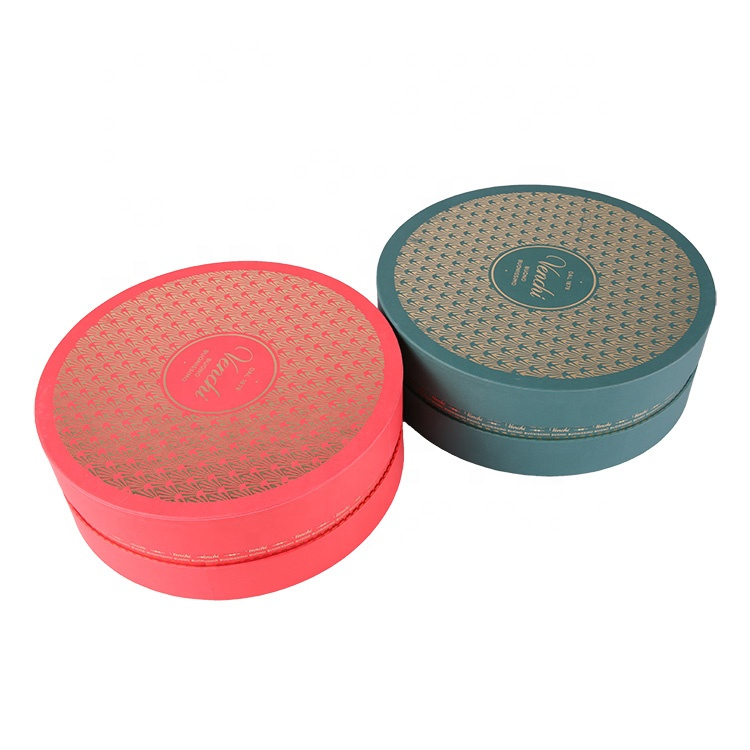Custom Round Deisgn Wedding Gift Chocolate Candy Packaging Box