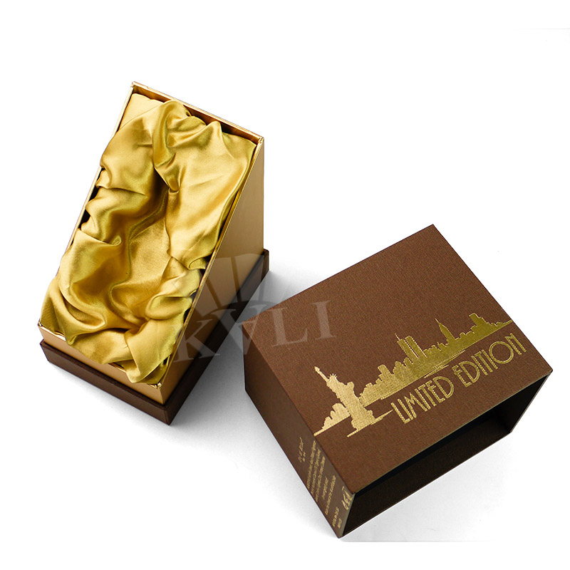 Custom Silk Fabric Paper Perfume Gift Box Luxury Perfume Packaging Box