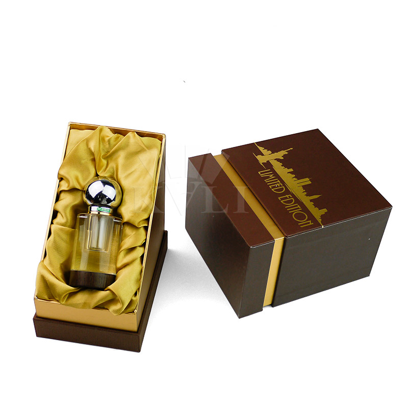 Custom Silk Fabric Paper Perfume Gift Box Luxury Perfume Packaging Box