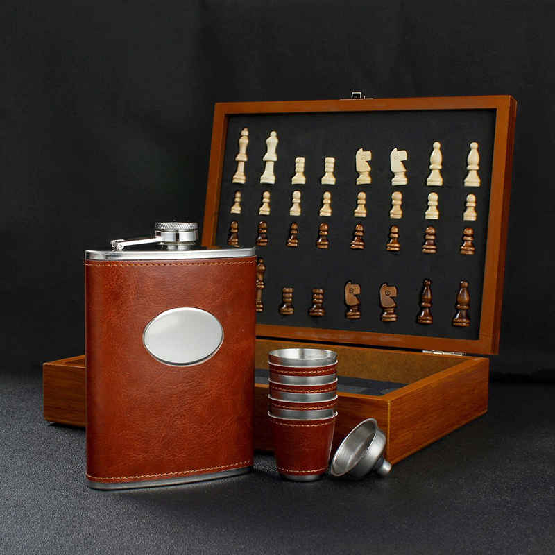 Custom Size Design Solid Wood Brown Chess Gift Packaging Box
