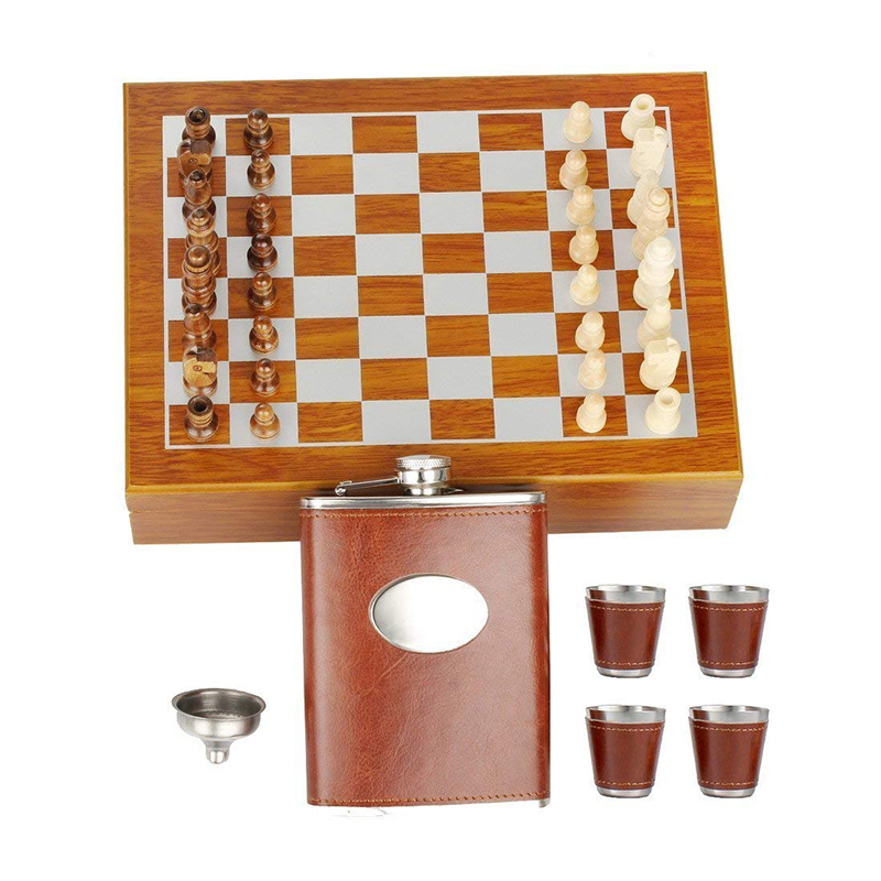 Custom Size Design Solid Wood Brown Chess Gift Packaging Box