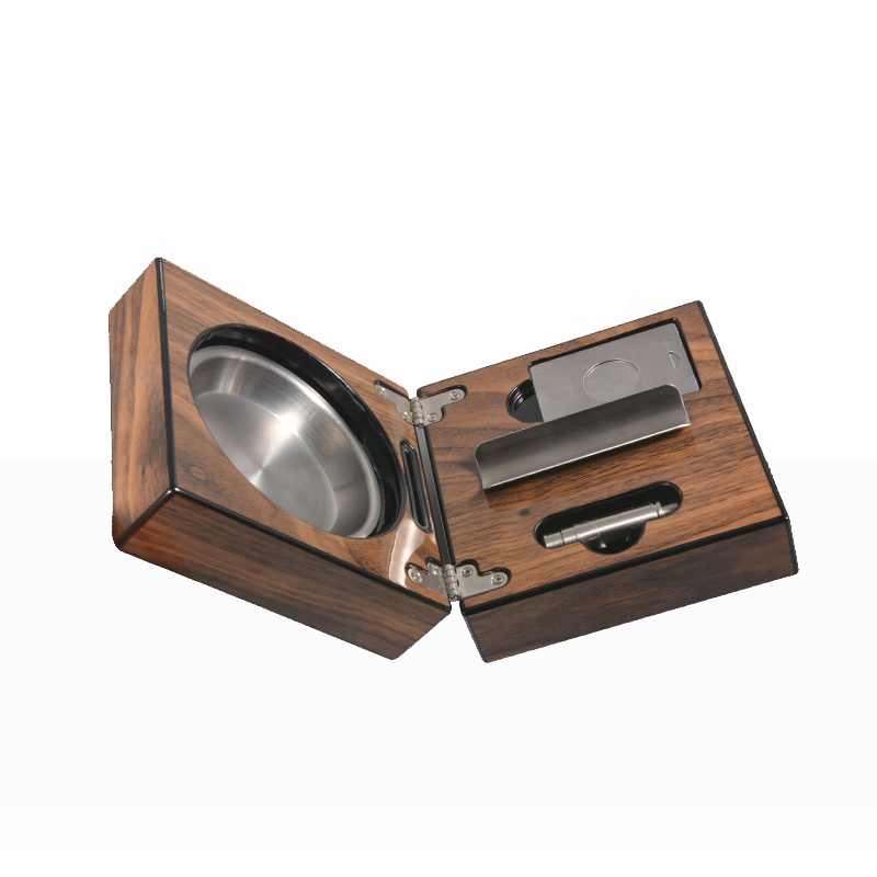 Customizable Folding Cigar Ashtray with Logo and Packaging