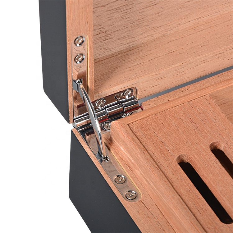 Customizable Red Wooden Cigar Display Box for Gifts