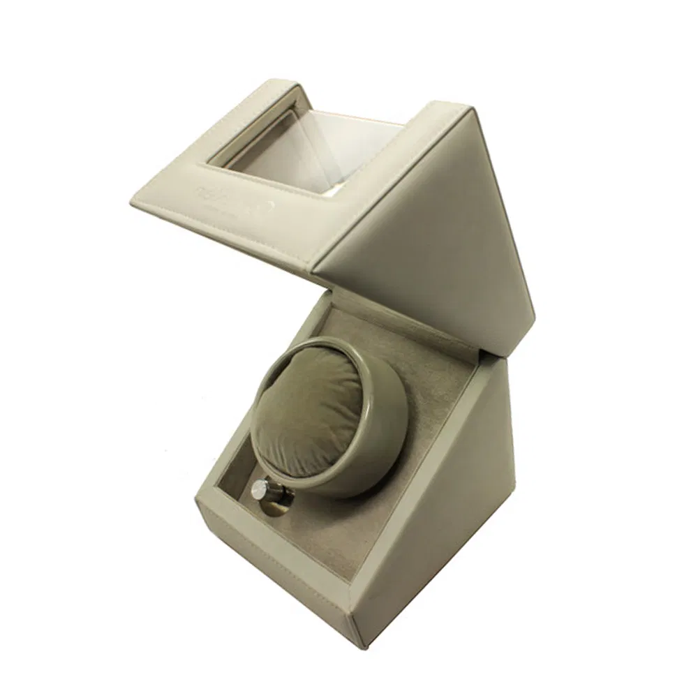 Customized Automatic Watch Winder Scream Mauzhi Motor Leather Watch Box