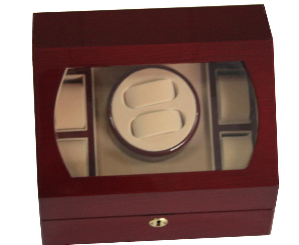 Customized Design Luxury Lacquering Wooden Watch Winder Box for Display