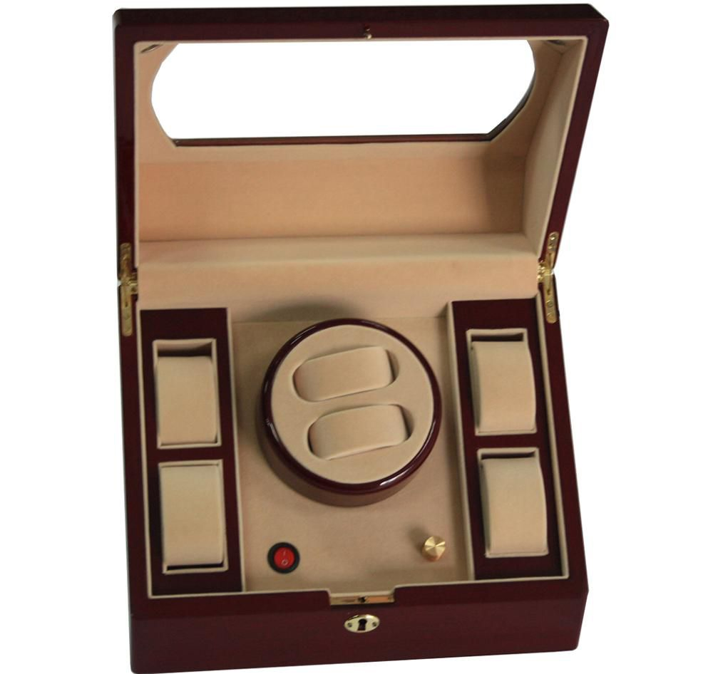 Customized Design Luxury Lacquering Wooden Watch Winder Box for Display