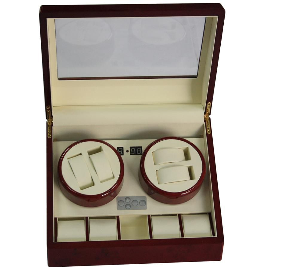 Customized Design Luxury Lacquering Wooden Watch Winder Box for Display