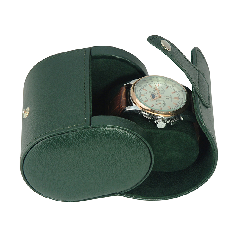 Customized Design PU Leather Single Travel Watch Box for Gift