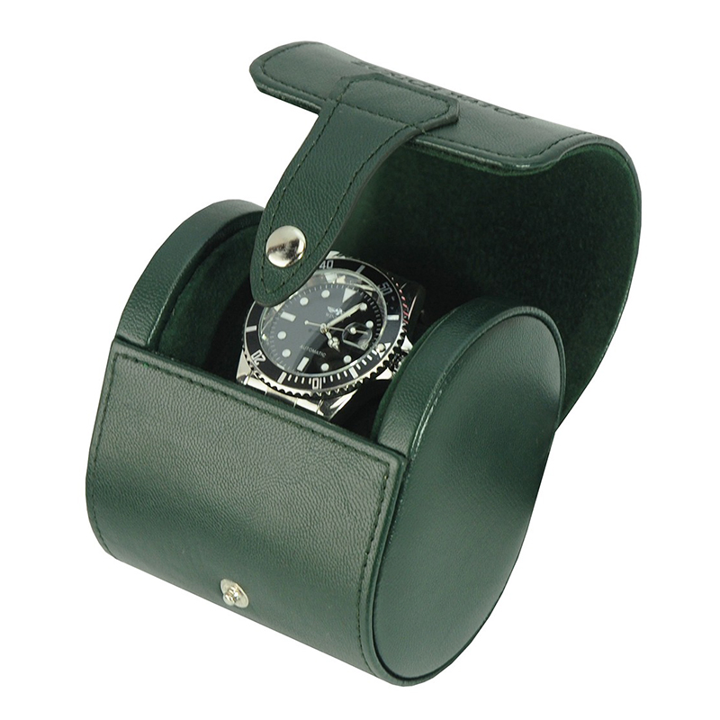 Customized Design PU Leather Single Travel Watch Box for Gift