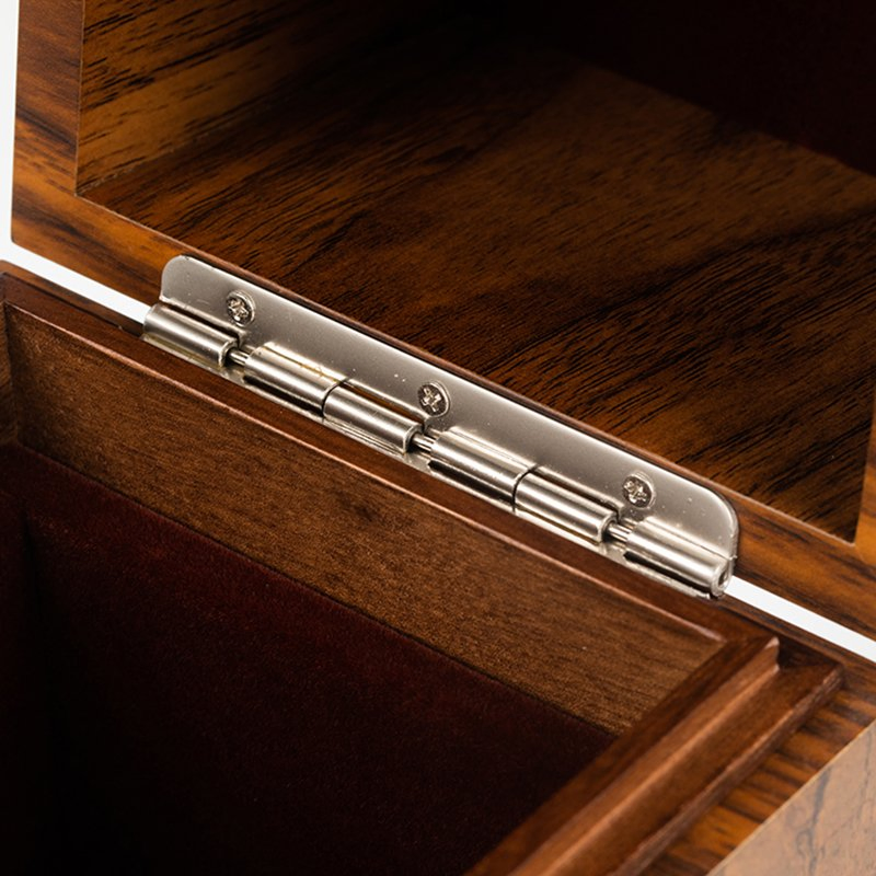 Customized Frosted Lacquer Finished Solid Wood Wine Box for Storage