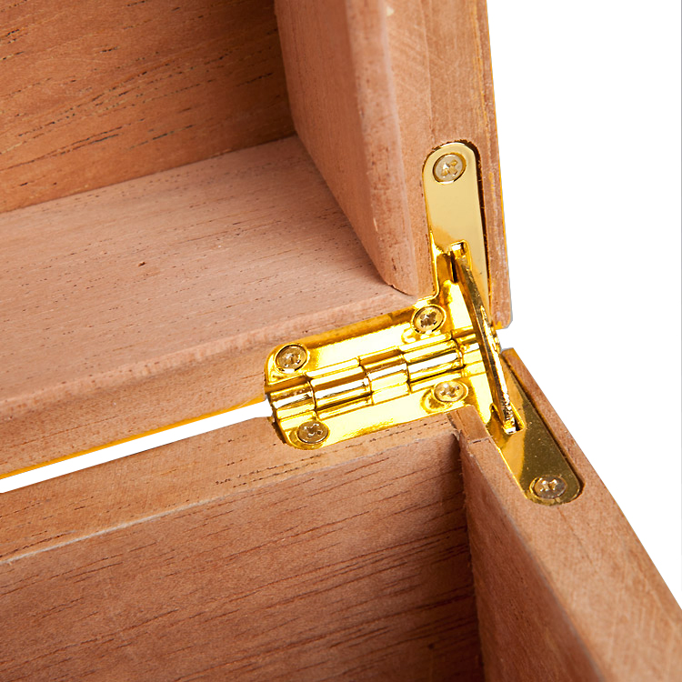 Customized Luxury High Grade Wooden Cigar Box Cuba Yellow Piano Finish Cedar Box