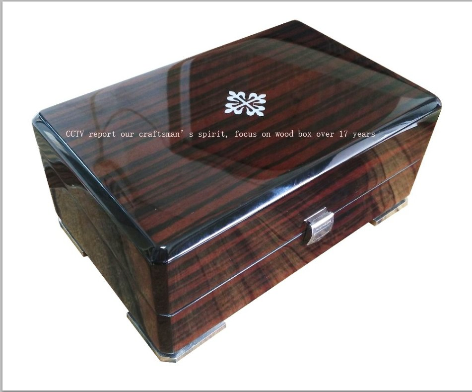 Customized Luxury Packaging Watch Box Retro Men Wooden Gift Box