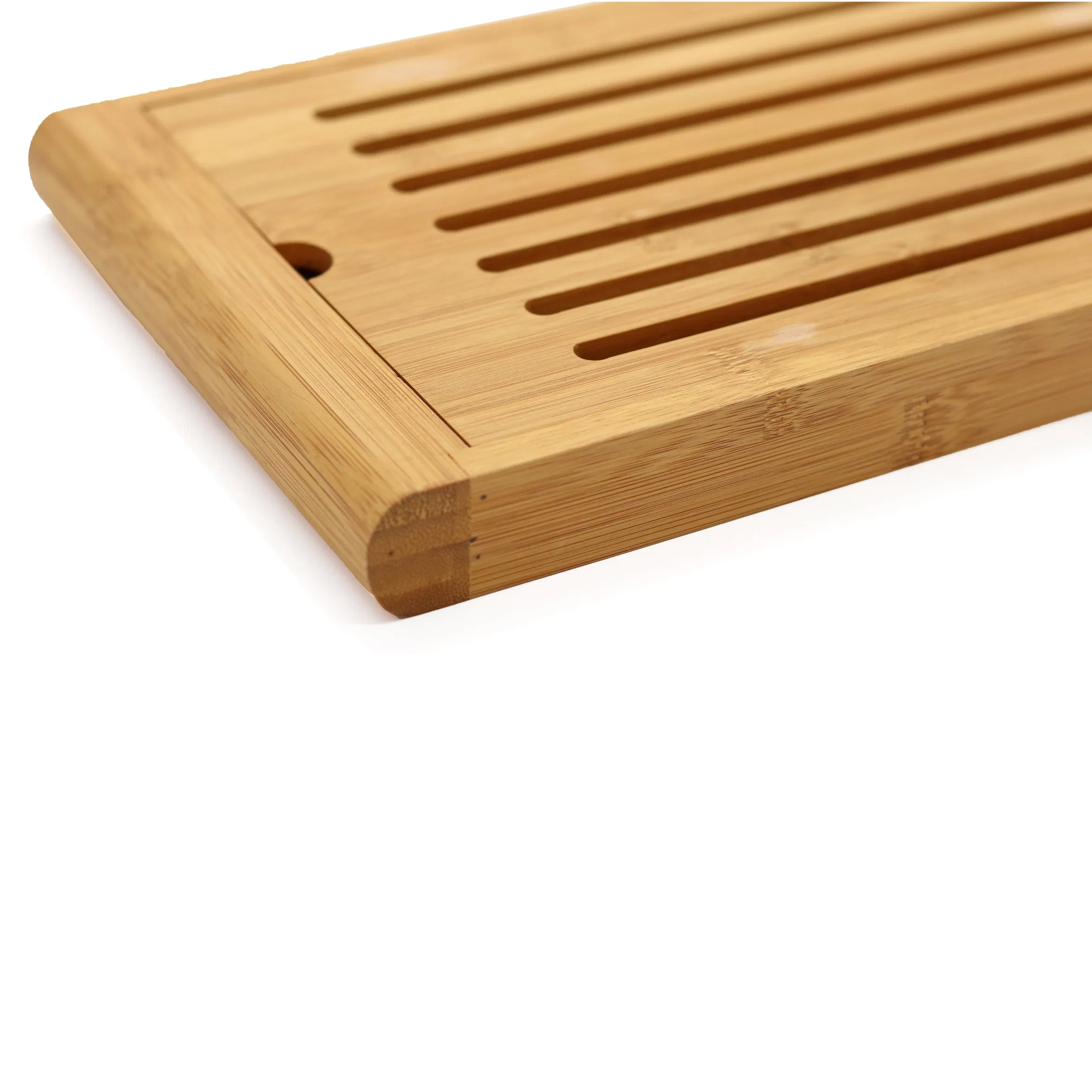 Eco-Friendly Bamboo Tea Tray with Natural Retro Design
